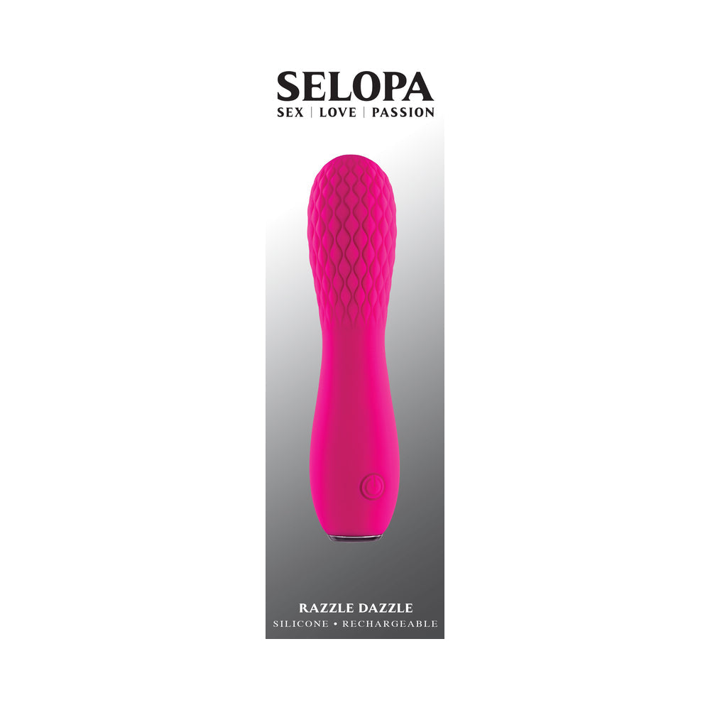 RAZZLE DAZZLE RECHARGEABLE VIBE SILICONE PINK