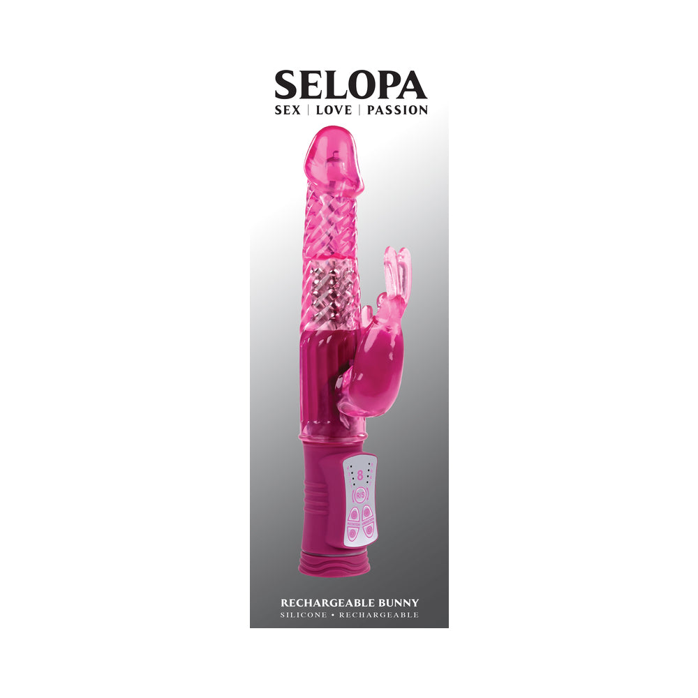 SELOPA REHARGEABLE BUNNY RECHARGEABLE VIBE PINK