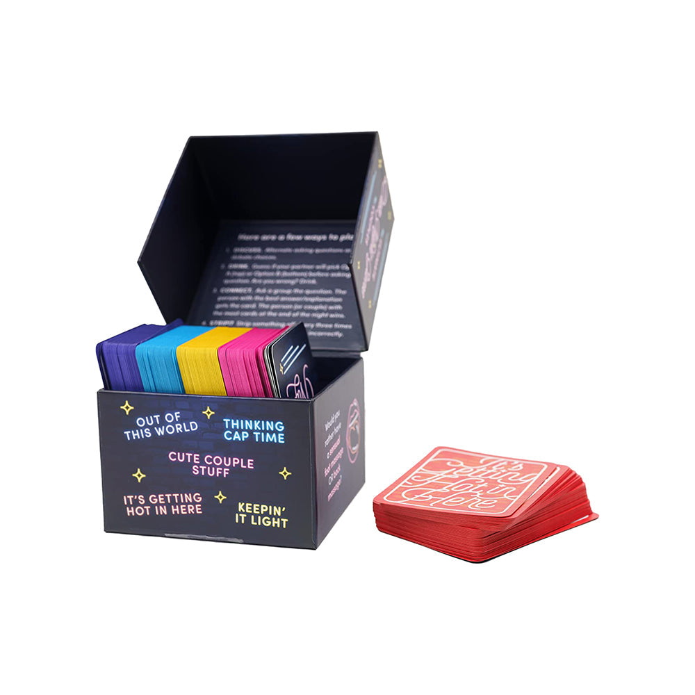 THE ULTIMATE DATE NIGHT GAME FOR COUPLES: WOULD YOU RATHER? CARDS