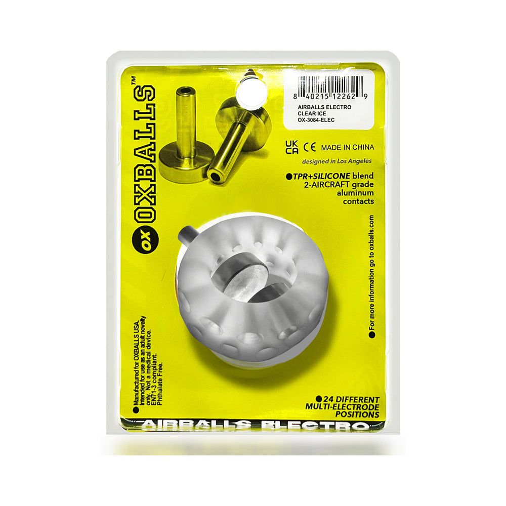 OXBALLS - AIRBALLS ELECTRO AIR-LITE BALLSTRETCHER CLEAR ICE