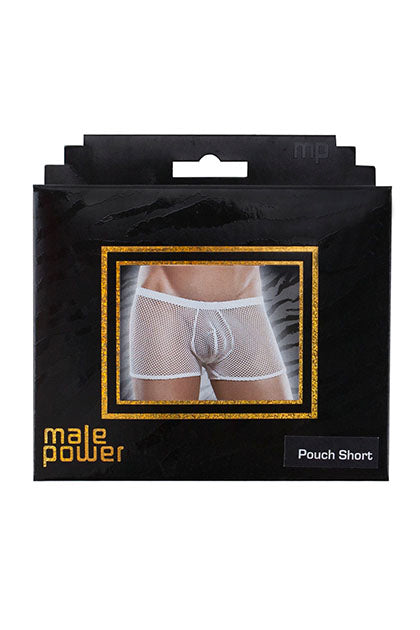 MALE POWER - SHORT RED BLANCO POUCH SHORT S