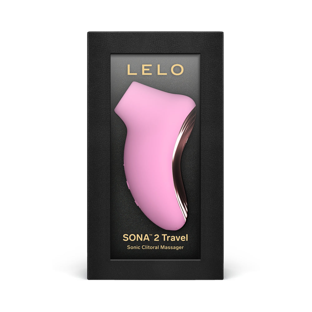 LELO - MASAJEADOR SÓNICO DE CLÍTORIS SONA 2 TRAVEL ROSA