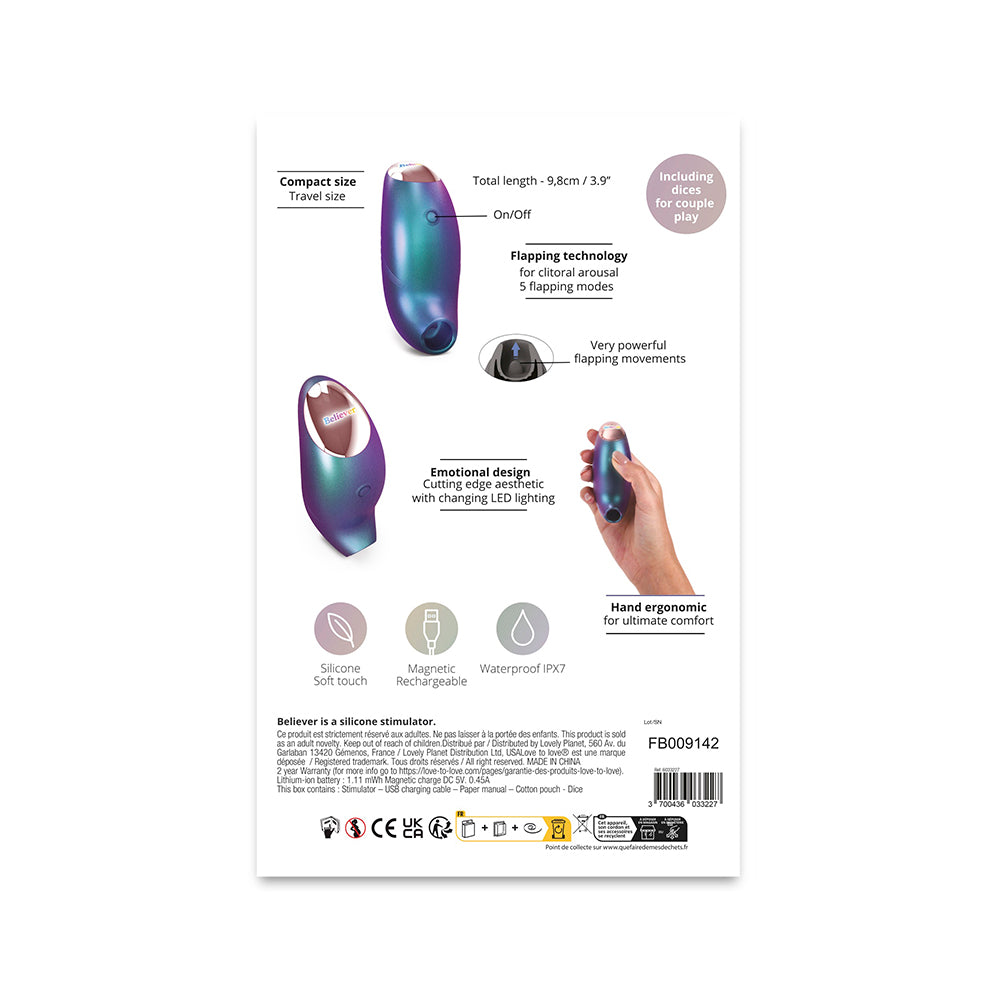 LOVE TO LOVE BELIEVER IRIDESCENT TURQUOISE