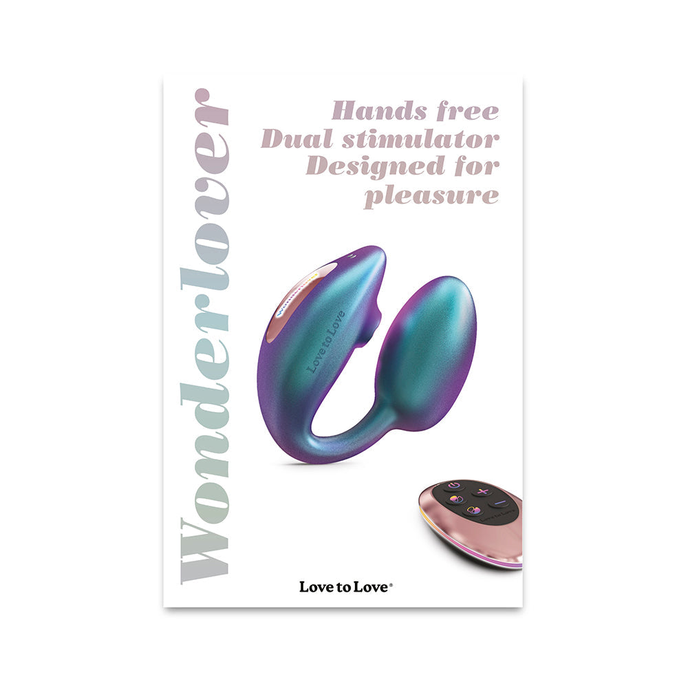 LOVELY PLANET - LOVE TO LOVE WONDERLOVER WITH REMOTE IRIDESCENT TURQUOISE