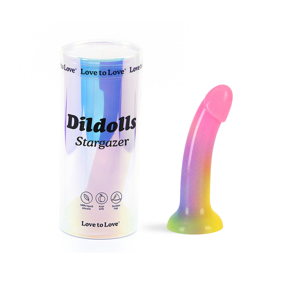 LOVELY PLANET - LOVE TO LOVE DILDOLLS STARGAZER RAINBOW AND GLITTER