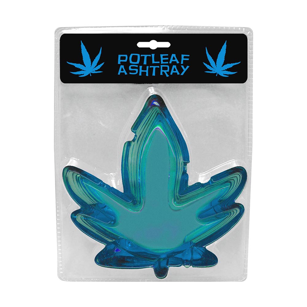 KHEPER GAMES - POT LEAF ASHTRAY BLUE