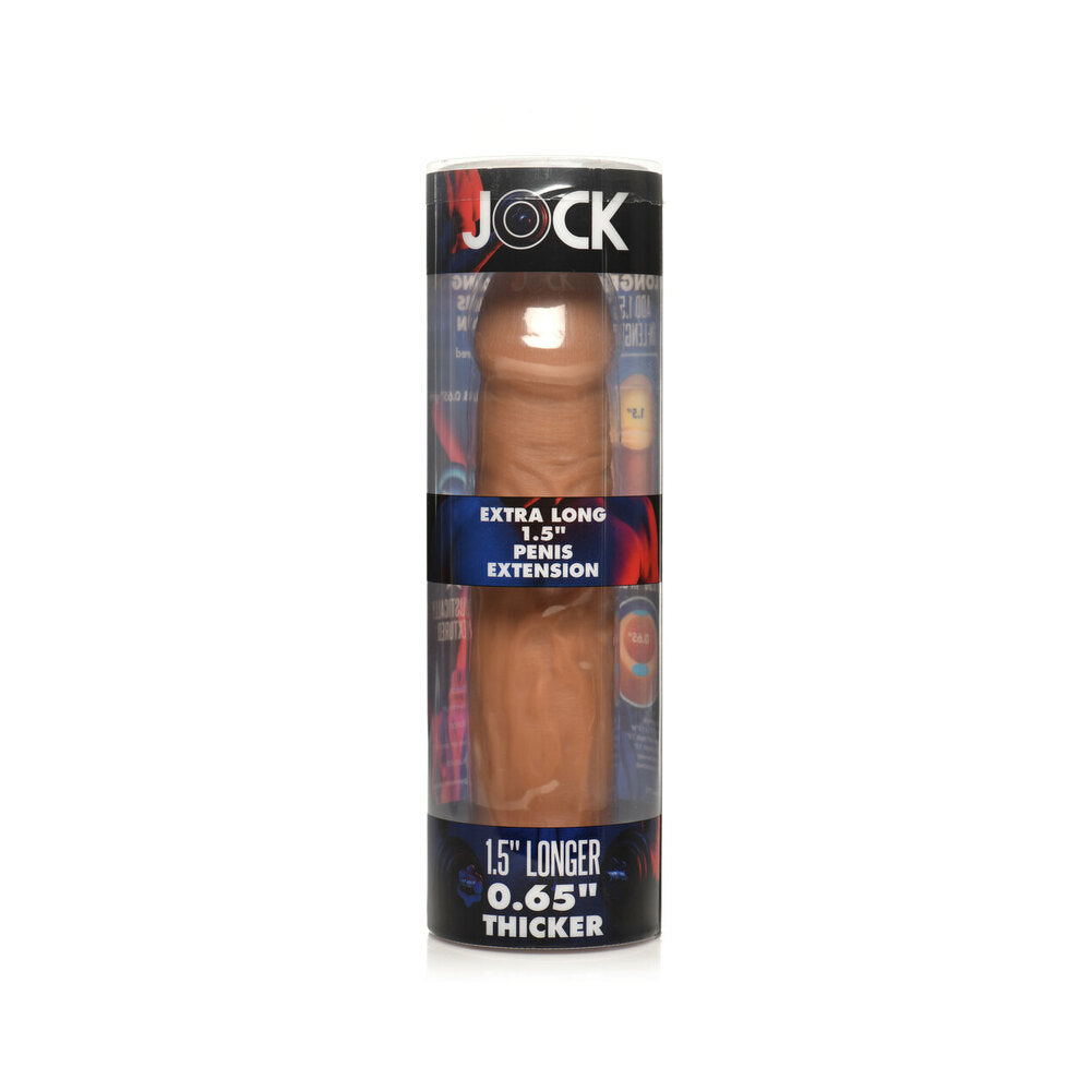 CURVE NOVELTIES - JOCK EXTRA LONG PENIS EXTENSION SLEEVE 1.5 IN. MEDIUM