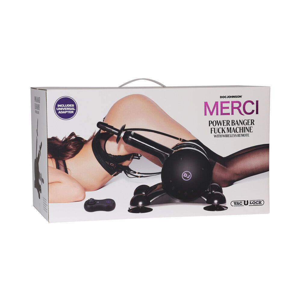 DOC JOHNSON - MÁQUINA DE COGER CON CONTROL REMOTO INALÁMBRICO MERCI POWER BANGER