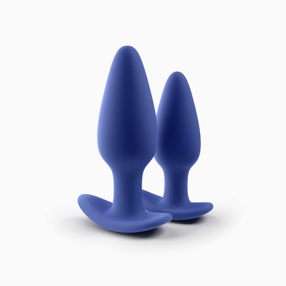 BIIRD REGII 2-PIECE ANAL PLUG SET BLUE