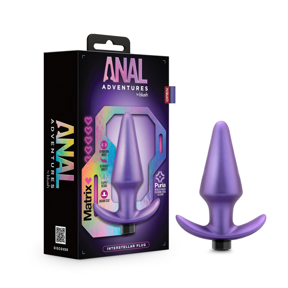 BLUSH - ANAL ADVENTURES MATRIX INTERSTELLAR PLUG ASTRO VIOLET