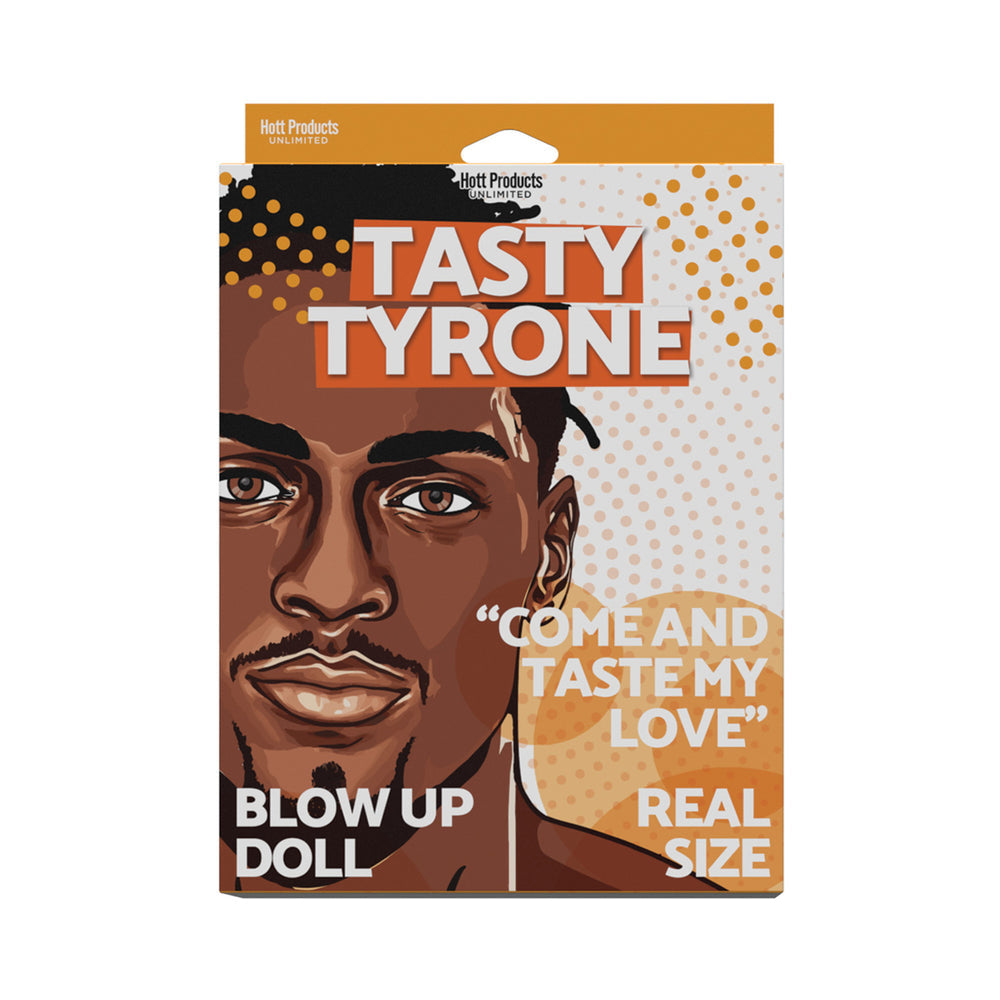 HOTT PRODUCTS - MUÑECA INFLABLE TASTY TYRONE COLOR CAFÉ