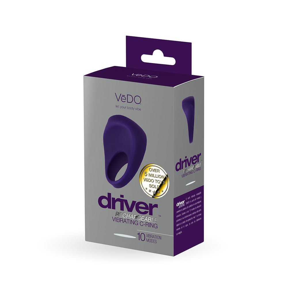 VEDO - DRIVER RECHARGEABLE VIBRATING C RING