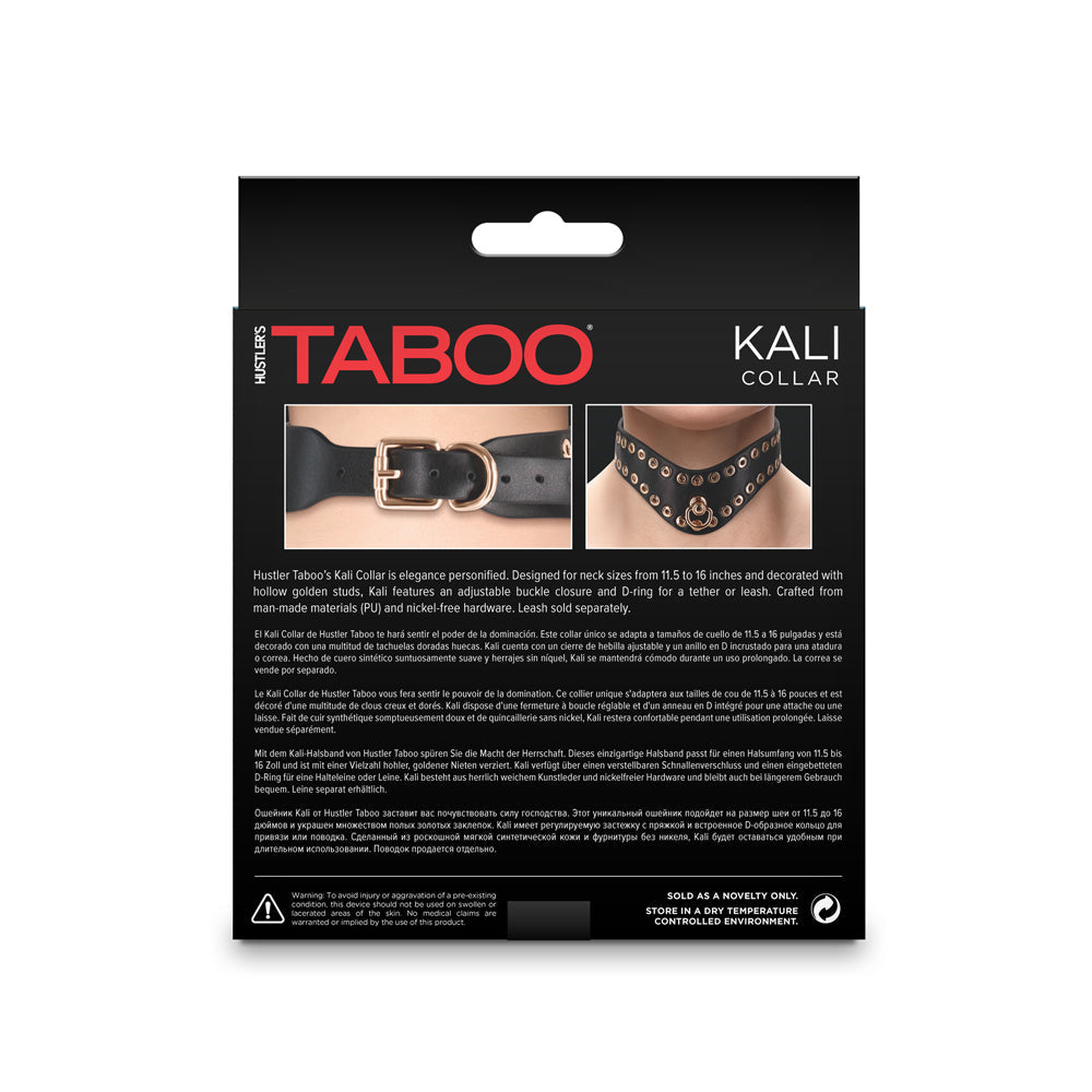 HUSTLER TABOO KALI COLLAR BLACK