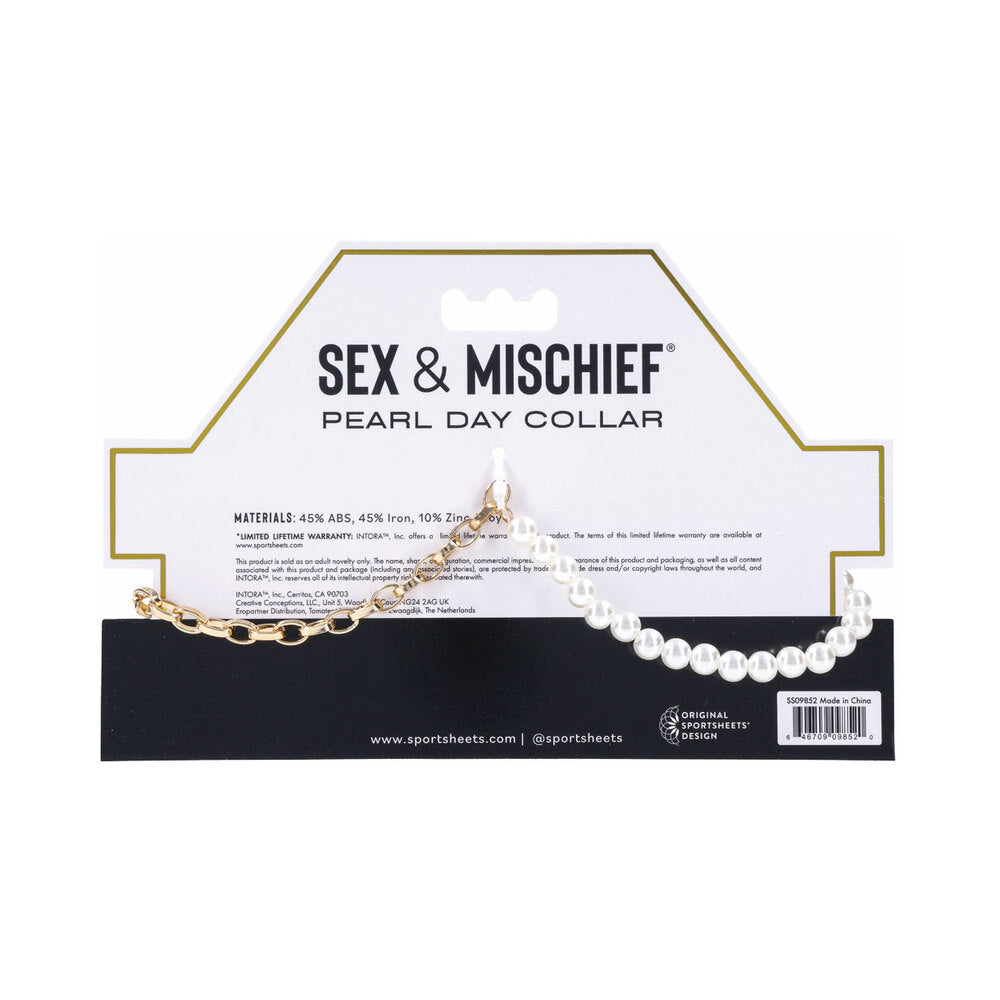 SPORTSHEETS - SEX & MISCHIEF PEARL DAY COLLAR