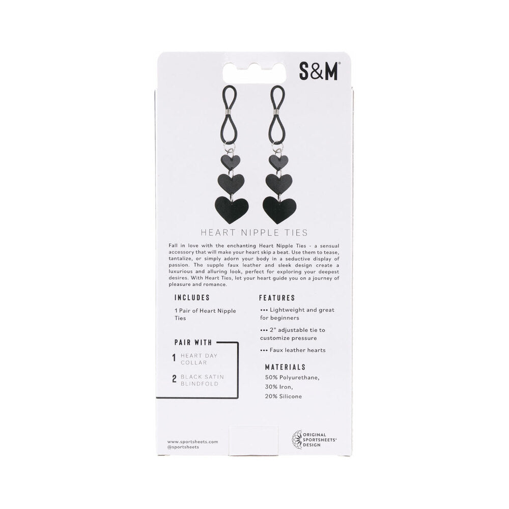 SPORTSHEETS - SEX & MISCHIEF HEART NIPPLE TIES