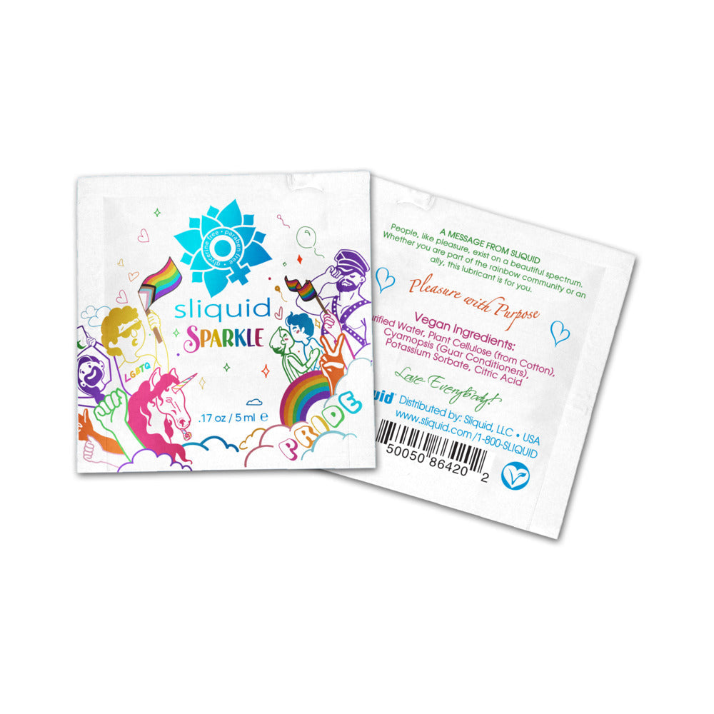 SLIQUID NATURALS SPARKLE PILLOWS (CASE OF 200 UNITS)