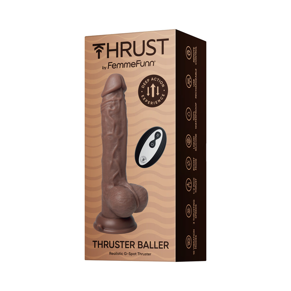 FEMMEFUNN THRUSTER BALLER BROWN