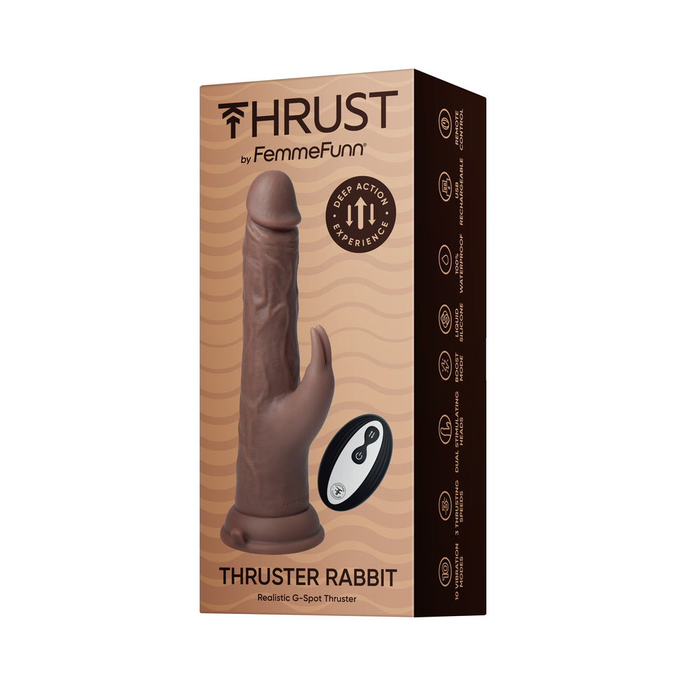 FEMMEFUNN - LAPIN VIBRANT THRUSTER MARRON