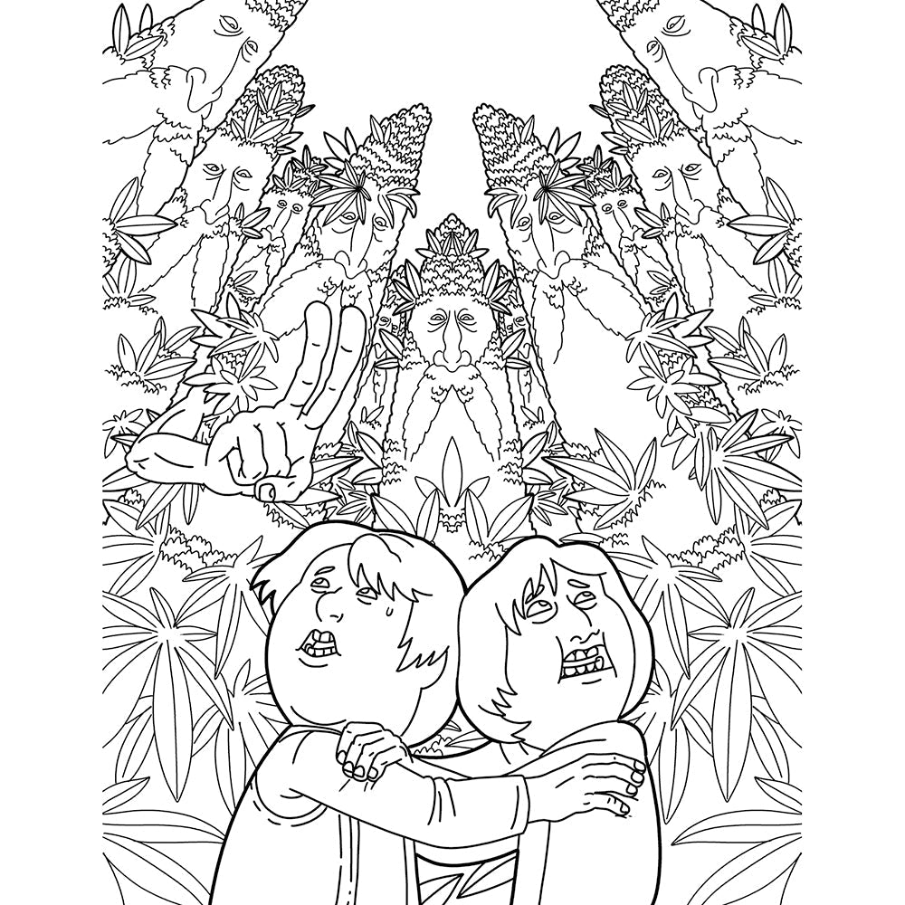WOOD ROCKET - THE LORD OF THE SMOKE RINGS COLORING BOOK