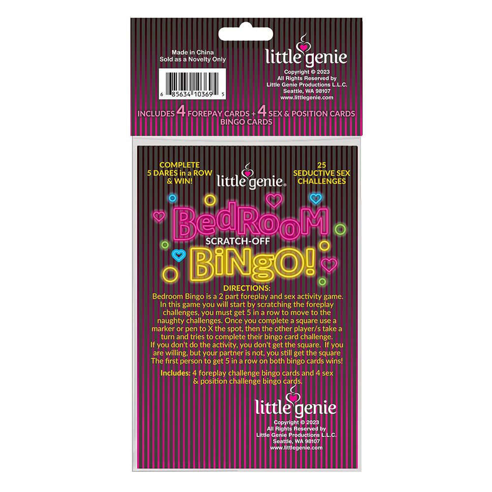 PEQUEÑO GENIO - BINGO DEL DORMITORIO