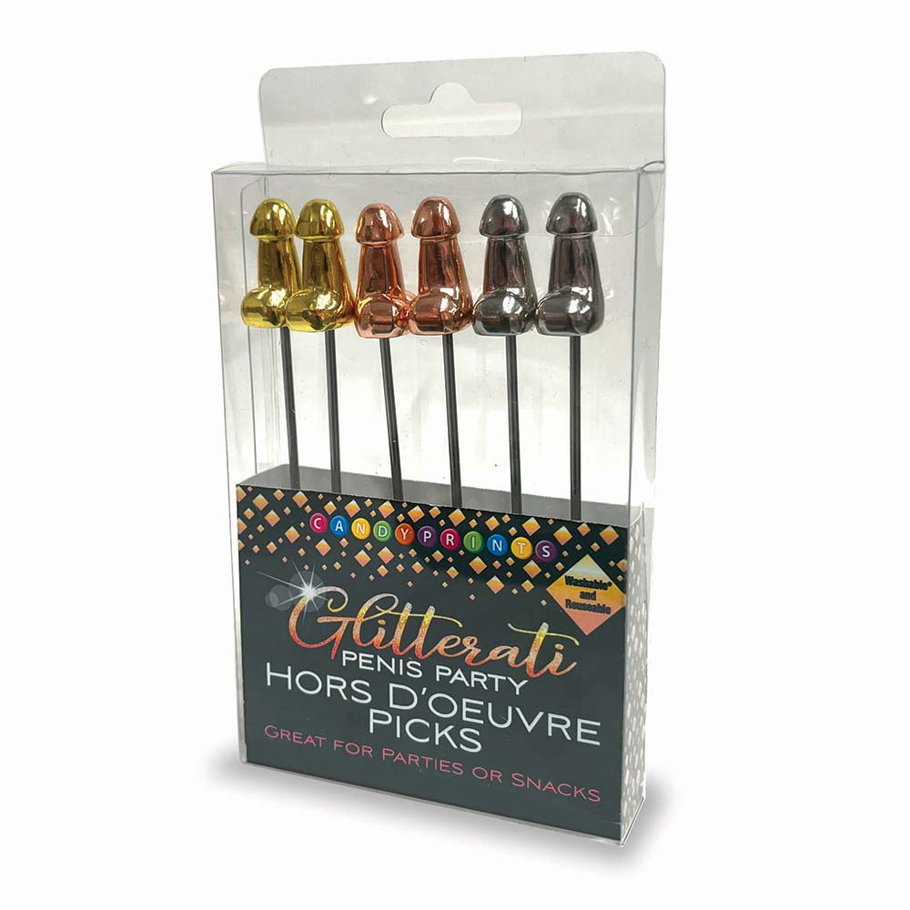 LITTLE GENIE - GLITTERATI HOR D''OEUVRE''S PICKS 6-PIECE SET
