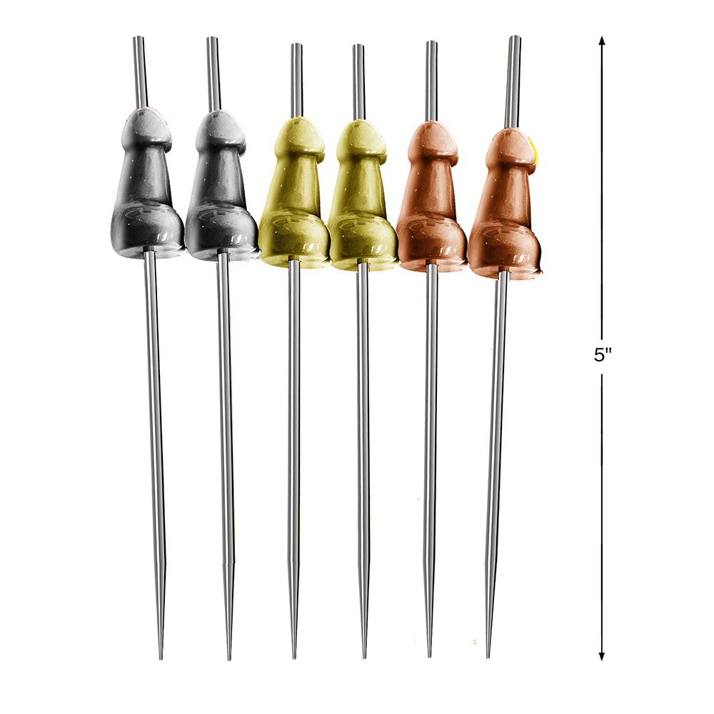 LITTLE GENIE - GLITTERATI HOR D'OEUVRE'S PICKS 6-PIECE SET