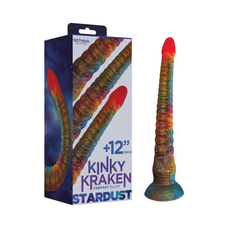 HOTT PRODUCTS - STARDUST KINKY KRAKEN DILDO DE FANTASÍA FLEXIBLE DE 12 PULGADAS