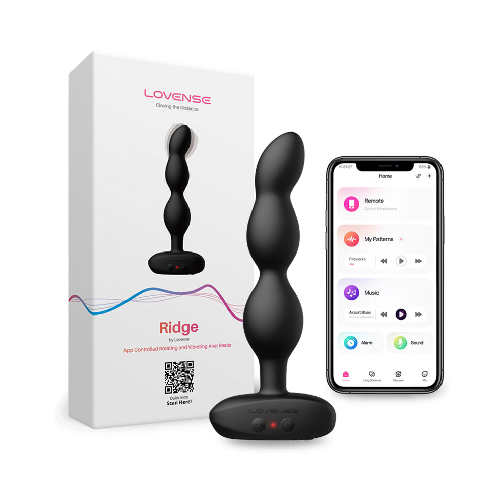 LOVENSE - RIDGE VIBRATING AND ROTATING ANAL BEADS