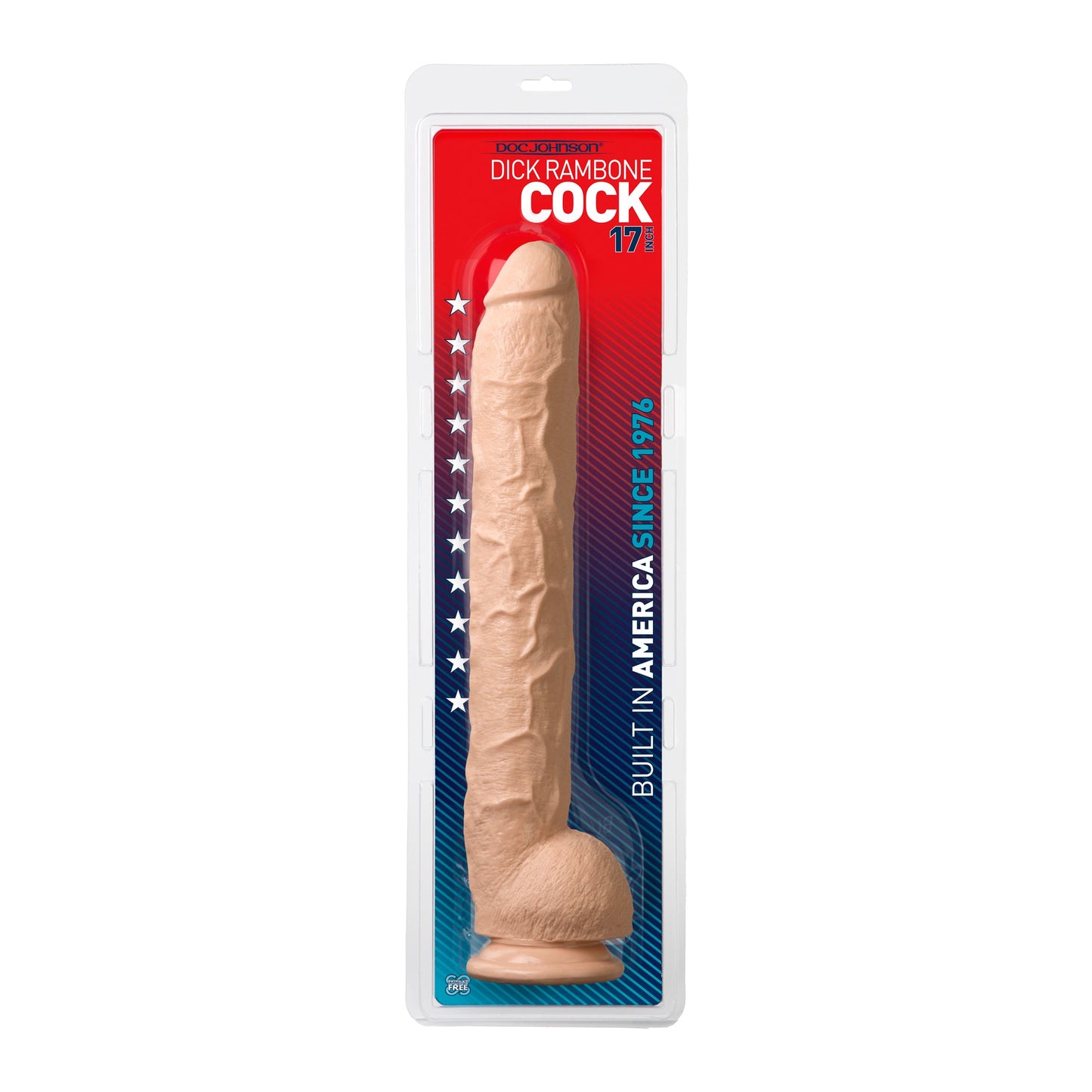 DOC JOHNSON - DICK RAMBONE: 18 IN. X 2.5 IN. BEIGE