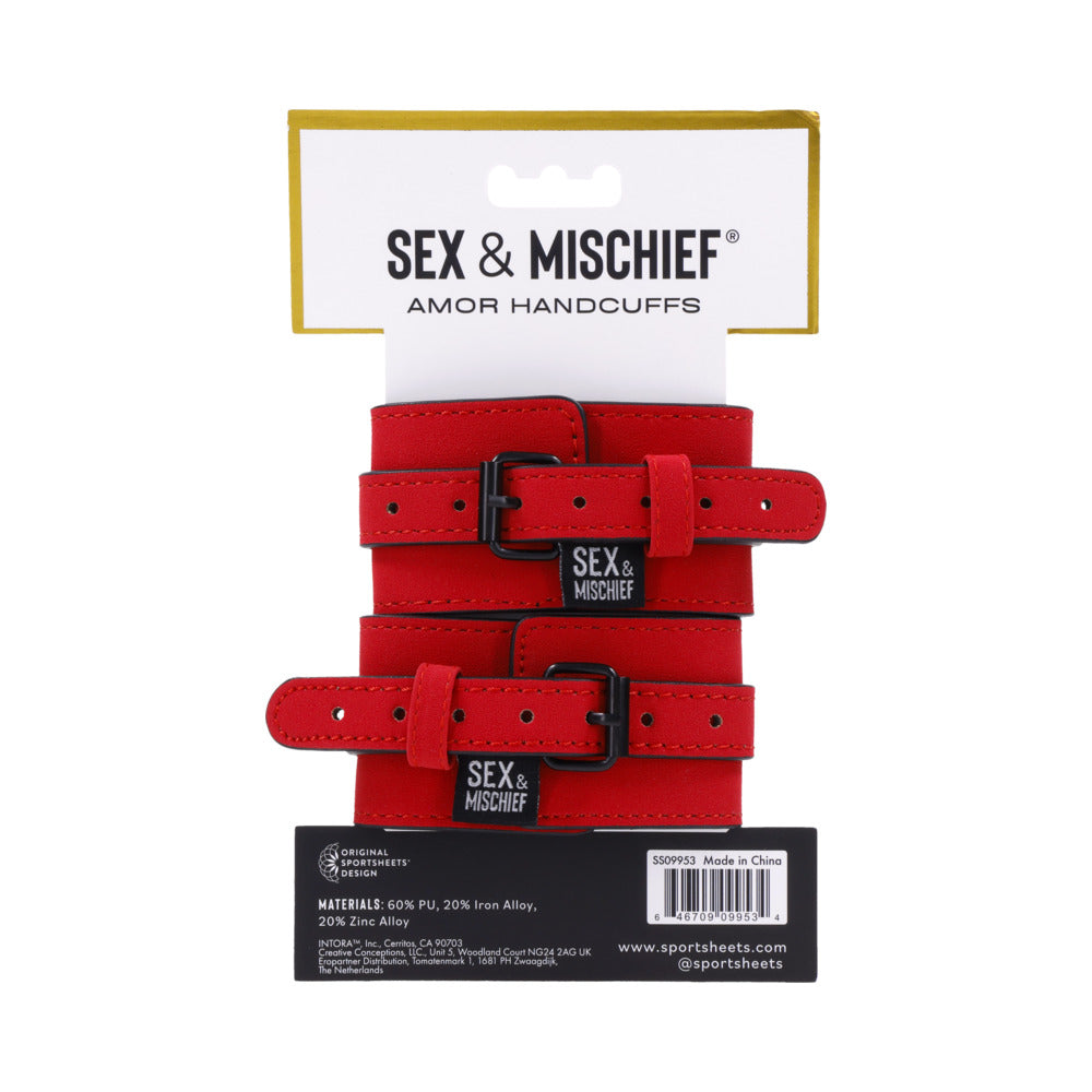 SPORTSHEETS SEX & MISCHIEF AMOR HANDCUFFS