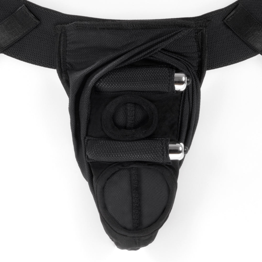SPAREPARTS DEUCE COVER UNDERWEAR HARNESS BLACK (DOUBLE STRAP) SIZE B NYLON