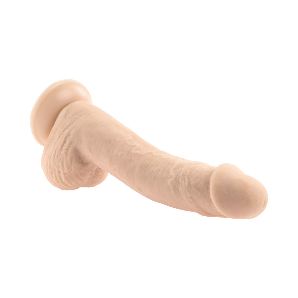 SELOPA - NATURAL FEEL FLEXSKIN BENDABLE DILDO WITH MOVING MATERIAL 7 IN. LIGHT