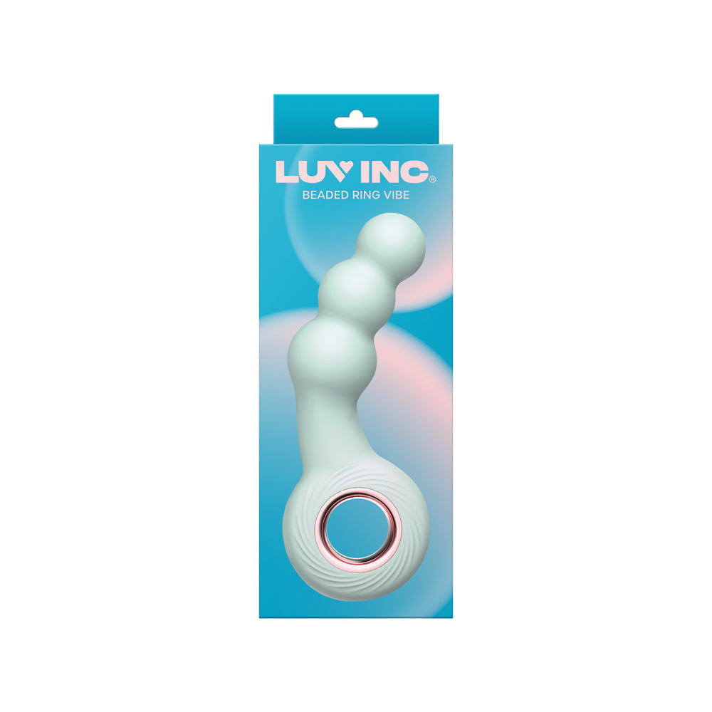 LUV INC BR15: BEADED RING VIBE GREEN