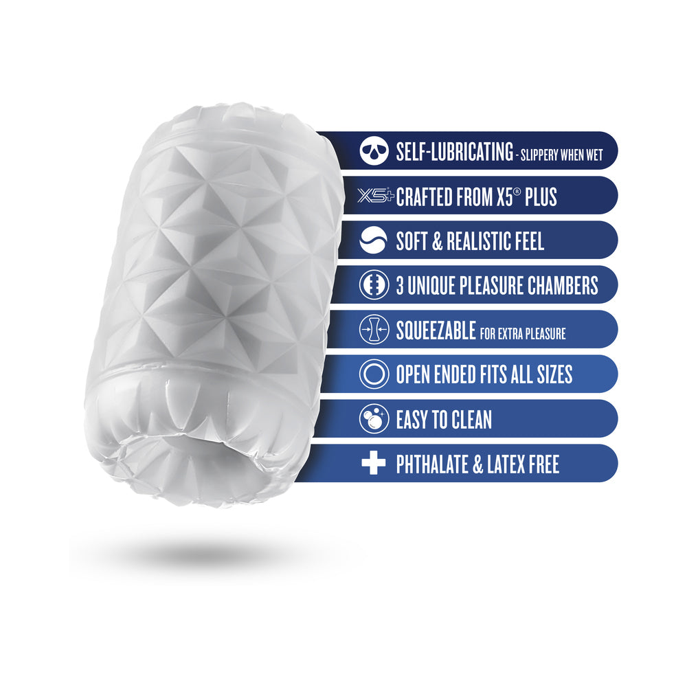 BLUSH - RIZE REAKT SELF-LUBRICATING STROKER WHITE