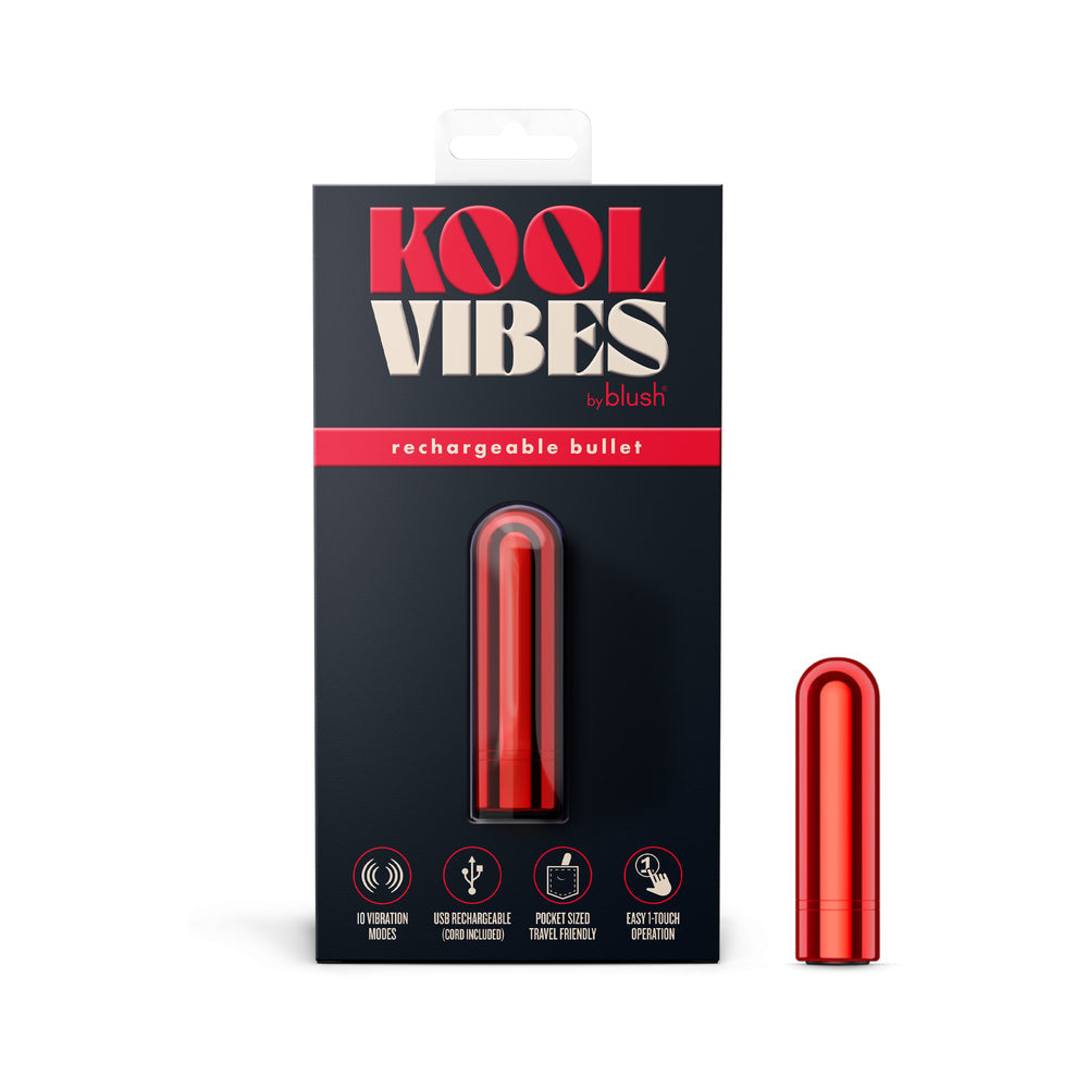BLUSH - KOOL VIBES RECHARGEABLE MINI BULLET CHERRY