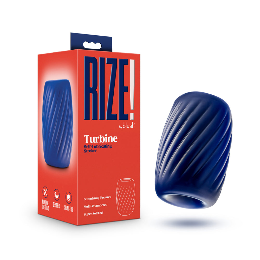 BLUSH - RIZE TURBINE SELF-LUBRICATING STROKER BLUE