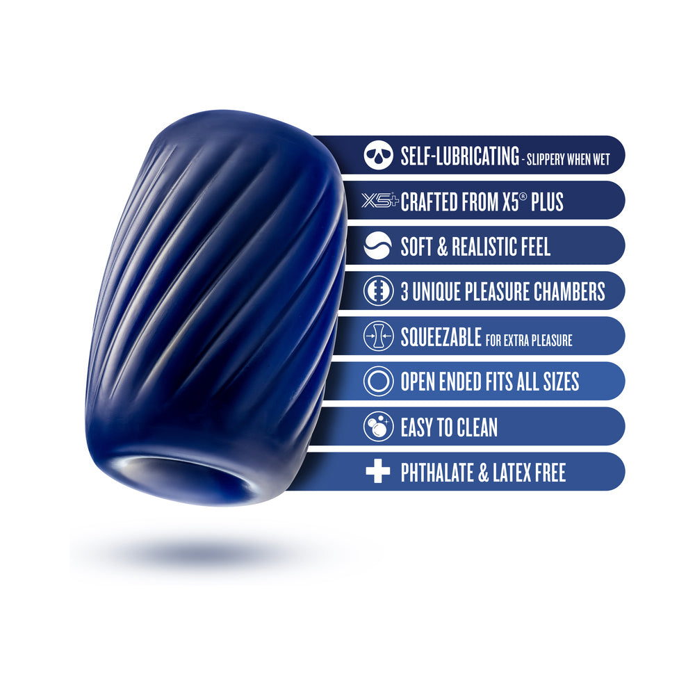 BLUSH - MASTRURBADOR AUTO-LUBRICANTE RIZE TURBINE AZUL
