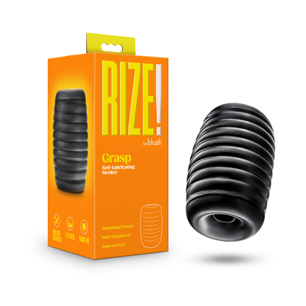 BLUSH - RIZE GRASP SELF-LUBRICATING STROKER BLACK