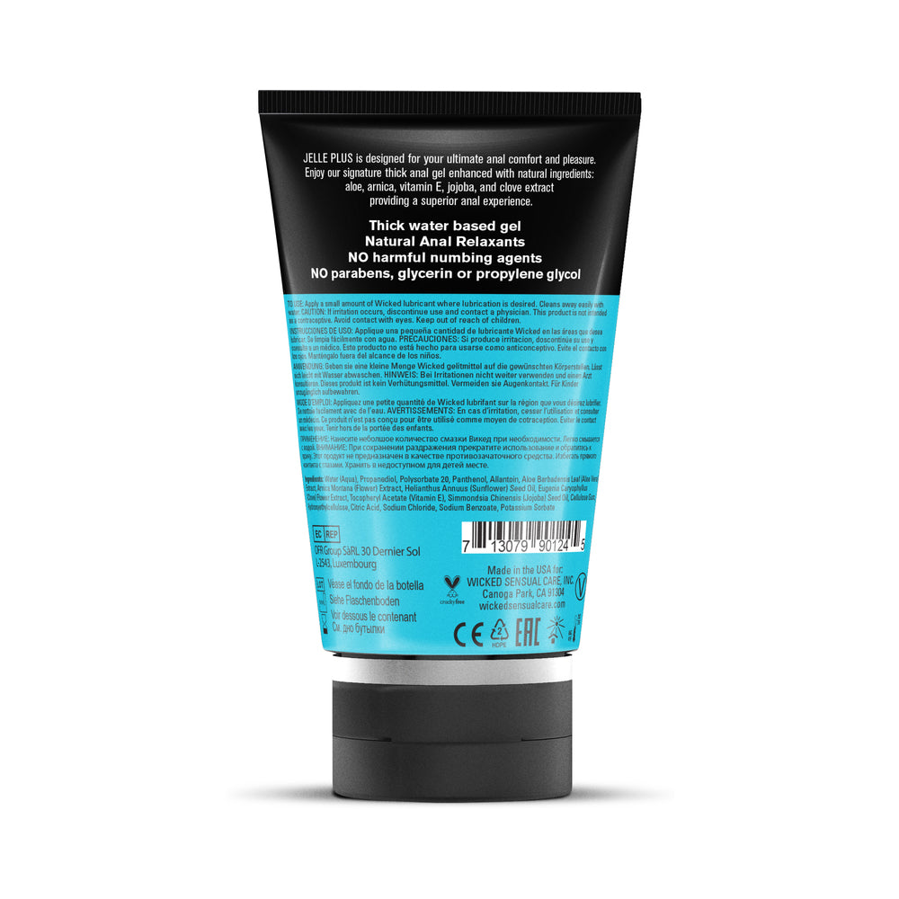WICKED - LUBRICANTE ANAL JELLE PLUS CON RELAJANTES 4 OZ.