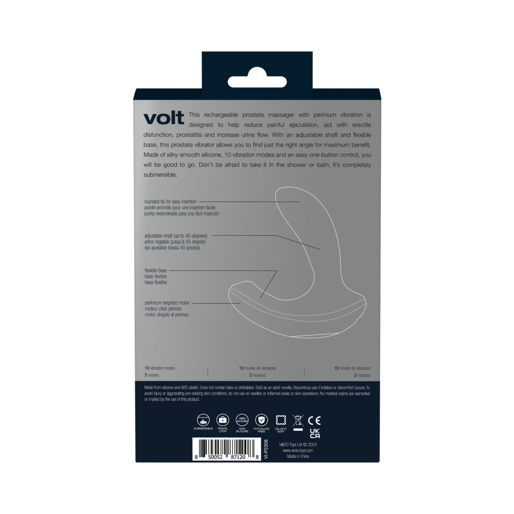 VEDO VOLT RECHARGEABLE PROSTATE VIBE BLACK