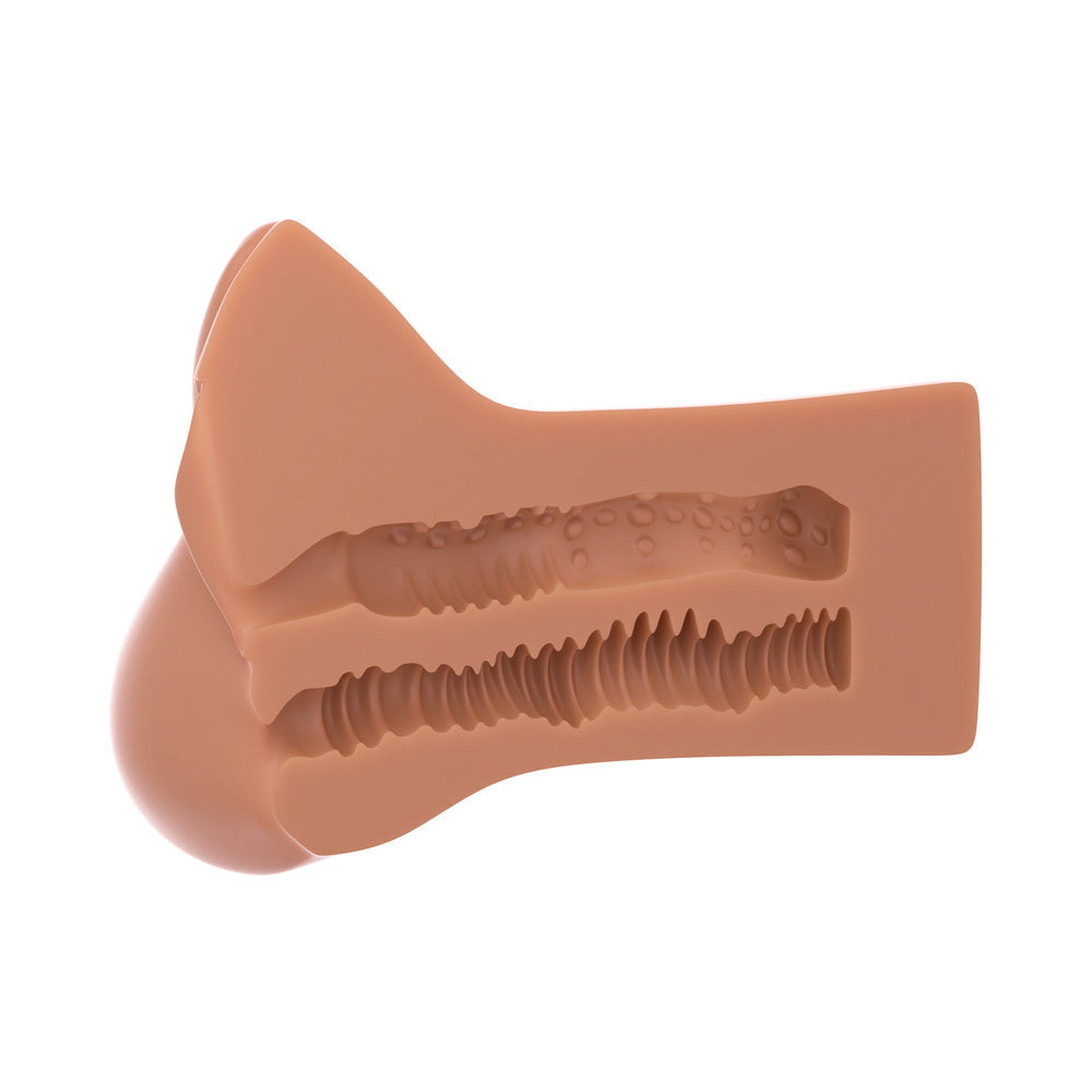 PDX BRANDS - PDX PLUS PICK YOUR PLEASURE STROKER XL BROWN