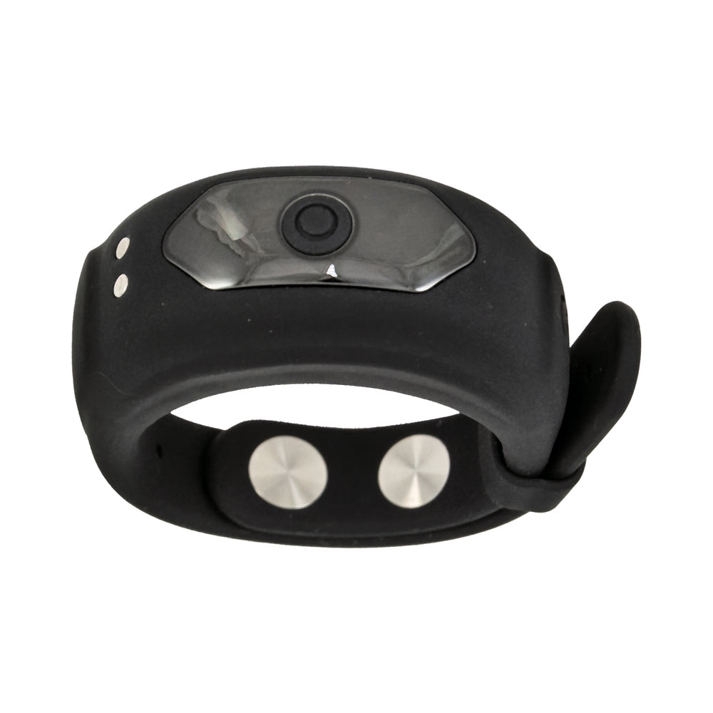 NASSTOYS - ANILLO PARA PENE CON CINTURÓN AJUSTABLE COCKPOWER NEGRO
