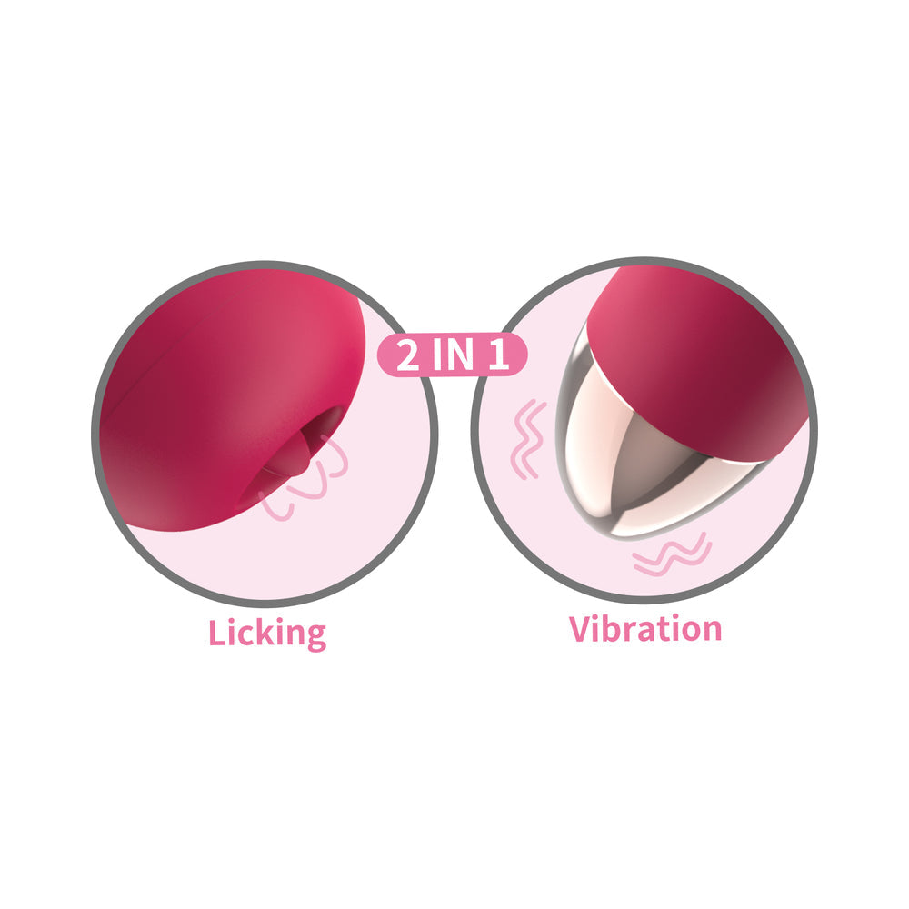 CLIT-TASTIC INTENSE DUAL MASSAGER CORAL