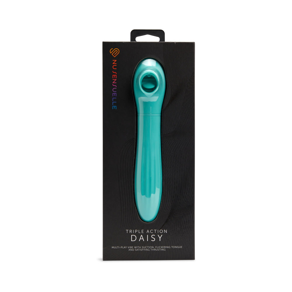 NU SENSUELLE - DAISY AZUL ELÉCTRICO TRIPLE ACCIÓN