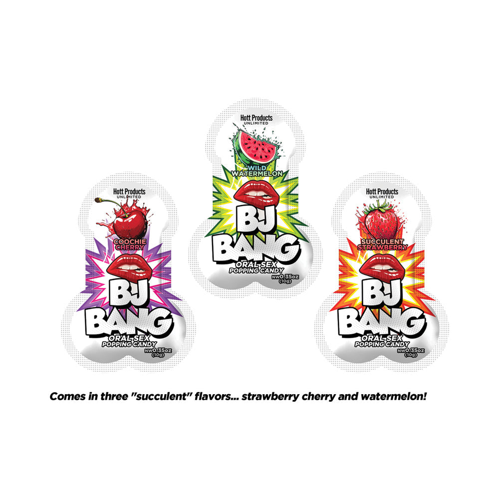 HOTT PRODUCTS - BJ BANG POPPING BLOW JOB ORAL SEX CANDY 72-PIECE DISPLAY
