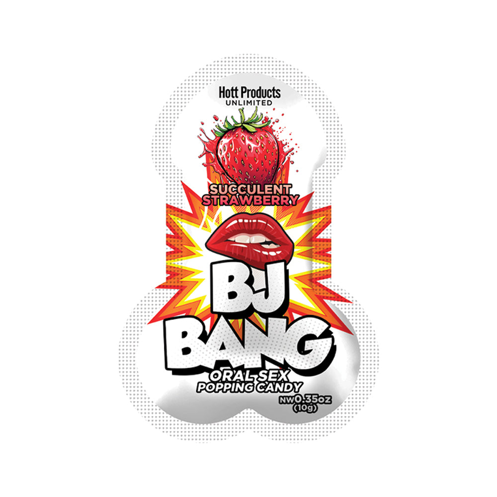 HOTT PRODUCTS - BJ BANG POPPING BLOW JOB ORAL SEX CANDY STRAWBERRY