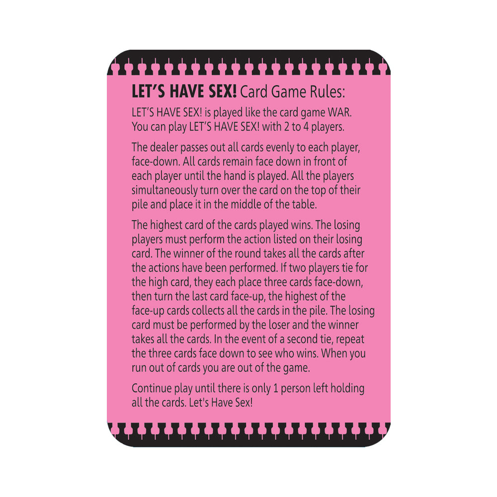 LITTLE GENIE - LET''S HAVE SEX CARD GAME