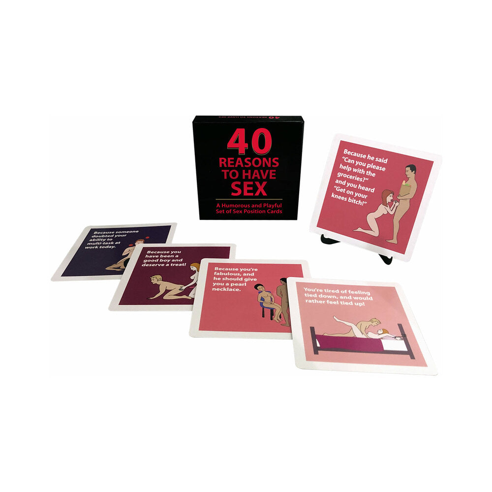 KHEPER GAMES - 40 REASONS TO HAVE SEX CARDS