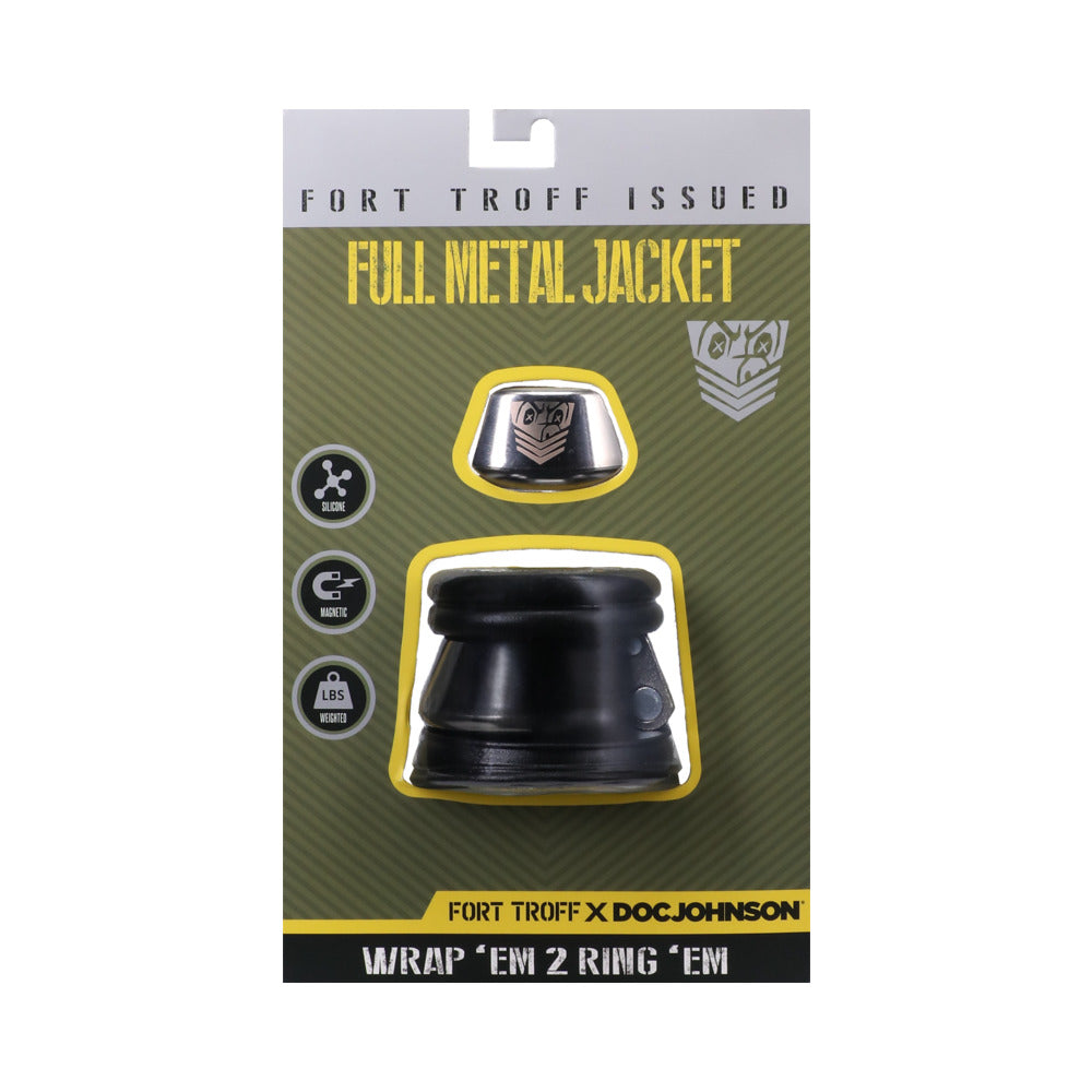 DOC JOHNSON - FORT TROFF FULL METAL JACKET BLACK