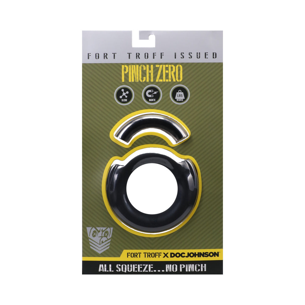 DOC JOHNSON - FORT TROFF PINCH ZERO RING BLACK
